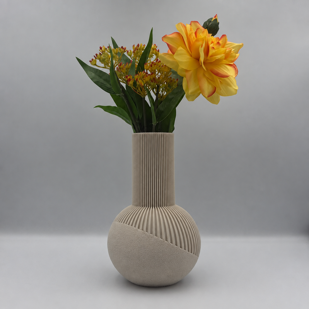 Tama-vasen med blomster